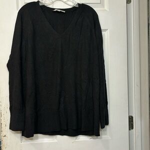 Long Black Sweater - XL
